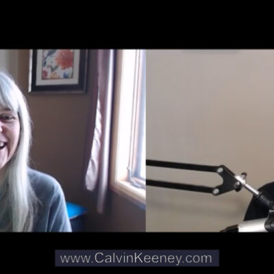 Sheila Rogers talking to Calvin Keeney